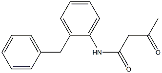 N-(2-benzylphenyl)-3-oxobutanamide 结构式