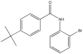 N-(2-bromophenyl)-4-tert-butylbenzamide 结构式