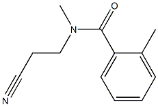 N-(2-cyanoethyl)-N,2-dimethylbenzamide 结构式