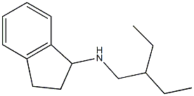 N-(2-ethylbutyl)-2,3-dihydro-1H-inden-1-amine 结构式