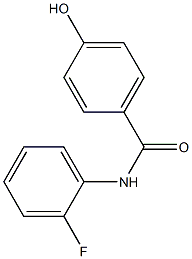 N-(2-fluorophenyl)-4-hydroxybenzamide 结构式