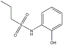 N-(2-hydroxyphenyl)propane-1-sulfonamide 结构式