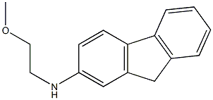 N-(2-methoxyethyl)-9H-fluoren-2-amine 结构式