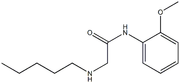 N-(2-methoxyphenyl)-2-(pentylamino)acetamide 结构式