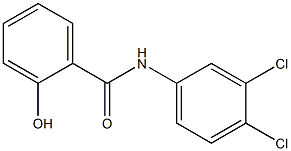 N-(3,4-dichlorophenyl)-2-hydroxybenzamide 结构式