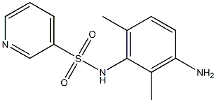 N-(3-amino-2,6-dimethylphenyl)pyridine-3-sulfonamide 结构式