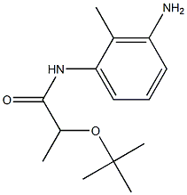 N-(3-amino-2-methylphenyl)-2-(tert-butoxy)propanamide 结构式