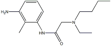 N-(3-amino-2-methylphenyl)-2-[butyl(ethyl)amino]acetamide 结构式
