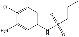 N-(3-amino-4-chlorophenyl)propane-1-sulfonamide 结构式