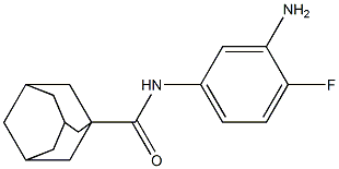 N-(3-amino-4-fluorophenyl)adamantane-1-carboxamide 结构式