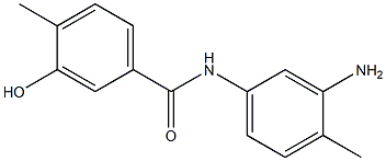 N-(3-amino-4-methylphenyl)-3-hydroxy-4-methylbenzamide 结构式