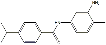 N-(3-amino-4-methylphenyl)-4-isopropylbenzamide 结构式