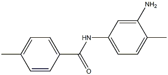 N-(3-amino-4-methylphenyl)-4-methylbenzamide 结构式