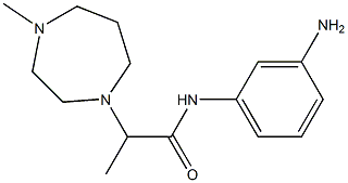 N-(3-aminophenyl)-2-(4-methyl-1,4-diazepan-1-yl)propanamide 结构式