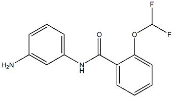 N-(3-aminophenyl)-2-(difluoromethoxy)benzamide 结构式