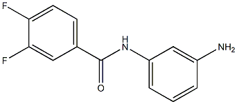 N-(3-aminophenyl)-3,4-difluorobenzamide 结构式