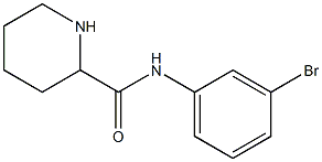 N-(3-bromophenyl)piperidine-2-carboxamide 结构式
