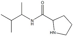 N-(3-methylbutan-2-yl)pyrrolidine-2-carboxamide 结构式
