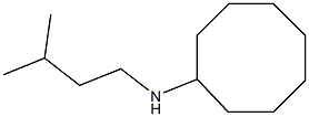 N-(3-methylbutyl)cyclooctanamine 结构式