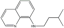 N-(3-methylbutyl)quinolin-8-amine 结构式