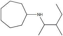 N-(3-methylpentan-2-yl)cycloheptanamine 结构式