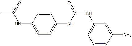 N-(4-{[(3-aminophenyl)carbamoyl]amino}phenyl)acetamide 结构式