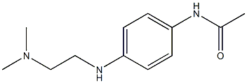 N-(4-{[2-(dimethylamino)ethyl]amino}phenyl)acetamide 结构式