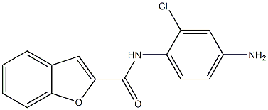 N-(4-amino-2-chlorophenyl)-1-benzofuran-2-carboxamide 结构式