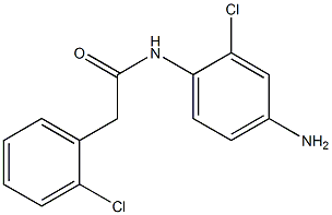 N-(4-amino-2-chlorophenyl)-2-(2-chlorophenyl)acetamide 结构式