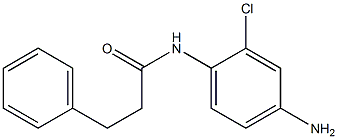 N-(4-amino-2-chlorophenyl)-3-phenylpropanamide 结构式