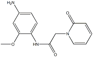 N-(4-amino-2-methoxyphenyl)-2-(2-oxopyridin-1(2H)-yl)acetamide 结构式