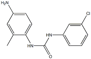 N-(4-amino-2-methylphenyl)-N'-(3-chlorophenyl)urea 结构式