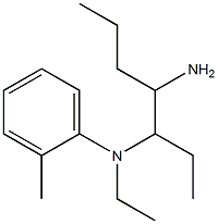 N-(4-aminoheptan-3-yl)-N-ethyl-2-methylaniline 结构式