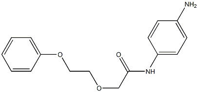 N-(4-aminophenyl)-2-(2-phenoxyethoxy)acetamide 结构式