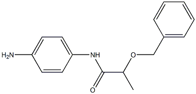 N-(4-aminophenyl)-2-(benzyloxy)propanamide 结构式