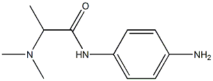 N-(4-aminophenyl)-2-(dimethylamino)propanamide 结构式