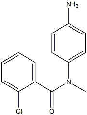 N-(4-aminophenyl)-2-chloro-N-methylbenzamide 结构式