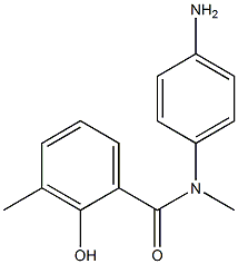 N-(4-aminophenyl)-2-hydroxy-N,3-dimethylbenzamide 结构式