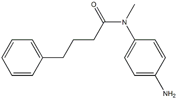 N-(4-aminophenyl)-N-methyl-4-phenylbutanamide 结构式