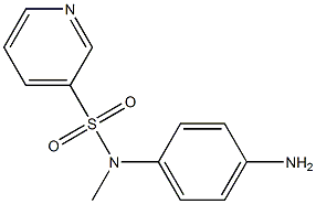 N-(4-aminophenyl)-N-methylpyridine-3-sulfonamide 结构式