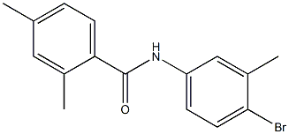 N-(4-bromo-3-methylphenyl)-2,4-dimethylbenzamide 结构式