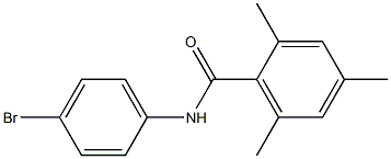 N-(4-bromophenyl)-2,4,6-trimethylbenzamide 结构式