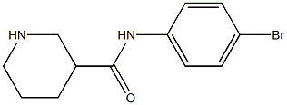 N-(4-bromophenyl)piperidine-3-carboxamide 结构式