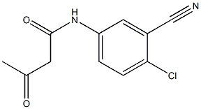 N-(4-chloro-3-cyanophenyl)-3-oxobutanamide 结构式