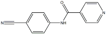N-(4-cyanophenyl)isonicotinamide 结构式
