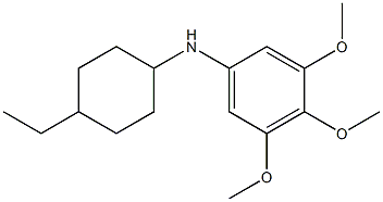 N-(4-ethylcyclohexyl)-3,4,5-trimethoxyaniline 结构式