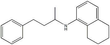 N-(4-phenylbutan-2-yl)-5,6,7,8-tetrahydronaphthalen-1-amine 结构式