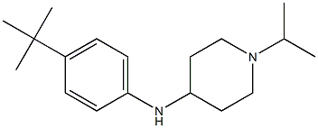 N-(4-tert-butylphenyl)-1-(propan-2-yl)piperidin-4-amine 结构式