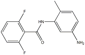 N-(5-amino-2-methylphenyl)-2,6-difluorobenzamide 结构式