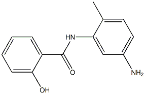 N-(5-amino-2-methylphenyl)-2-hydroxybenzamide 结构式